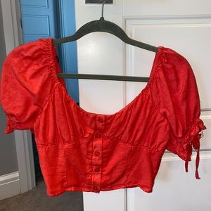 Hot pink crop